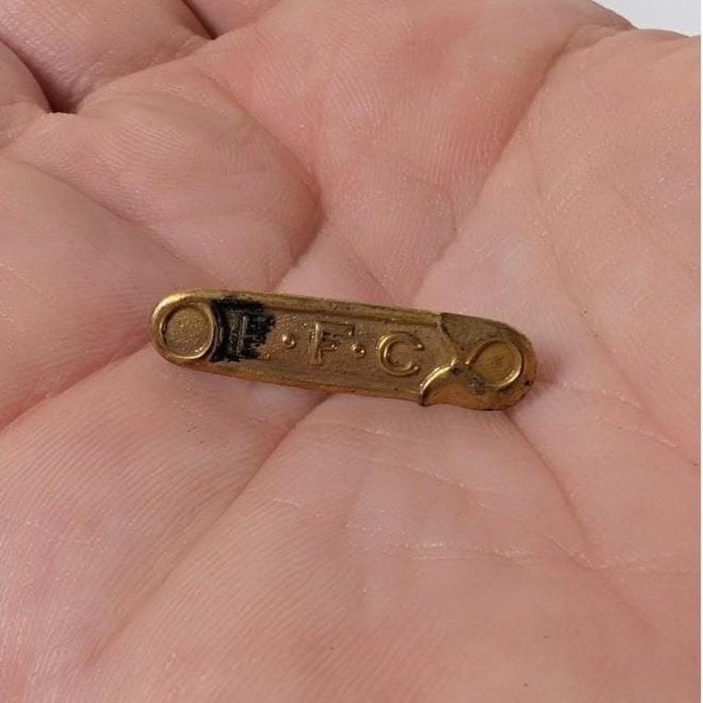 Vintage Expectant Fathers Club Pin-  Enfamil Advertising Safety Pin